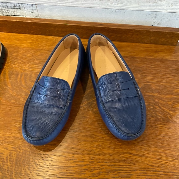 Blue M. Gemi Pastoso Driving Mocs Loafers Navy 40 fits 8.5 Perfectly!  Classic! - Picture 2 of 12